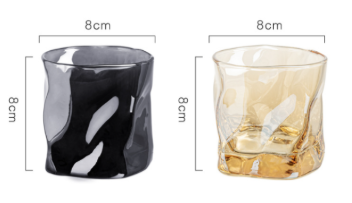 Set of 6 Molten Tumblers | Juice Cups | Votives