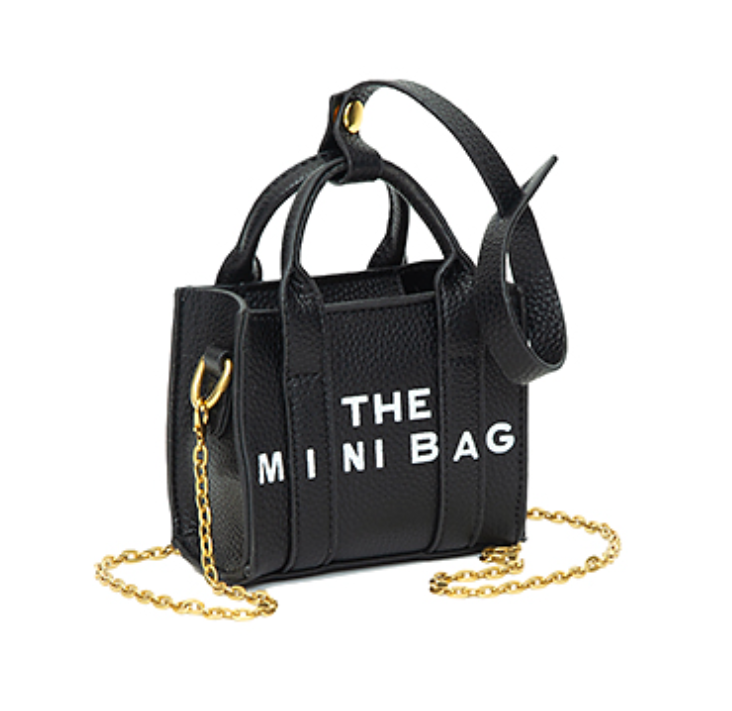 Vegan Leather "The Mini Bag" Tote Handbag