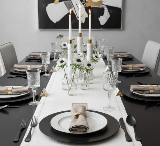 Set  of 4 Diamond Cut Glass Wine Glasses/ Water Goblets